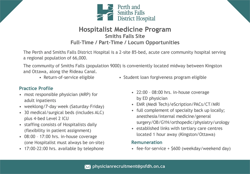 Display ad For Hospitalist Medicine Program