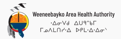 Logo for Join Us! Weeneebayko Area Health Authority (WAHA)