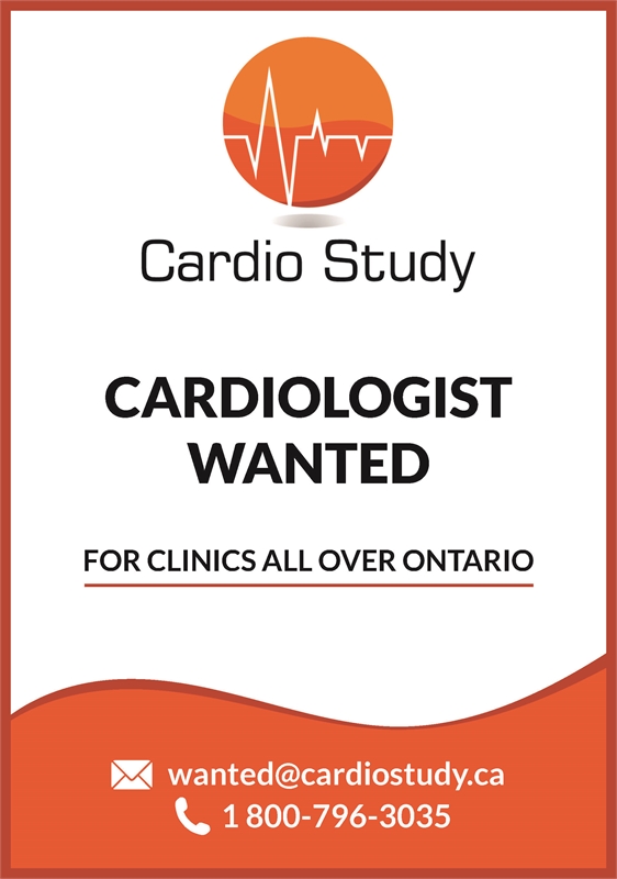 Cardio Study is Seeking a Cardiologist